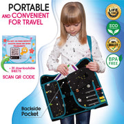 ECOFANTASY Car Seat Travel Tray for Toddlers (Black)